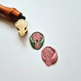 Floral Paper Clip Wax Stamp - Little Added Touches