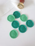Foliage Wax Seal Stickers - Little Added Touches
