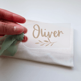 Frosted Acrylic Arch Place Name Tags - Little Added Touches