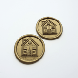 Gingerbread House Wax Stamp - Little Added Touches