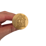 Gingerbread House Wax Stamp - Little Added Touches