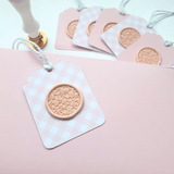 Handmade Pink Wax Seal Gift tags - Little Added Touches