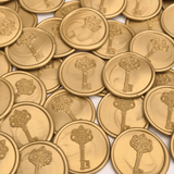 Key Self Adhesive Wax Seals - Little Added Touches