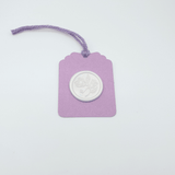 Luxury purple and white gift tags - Little Added Touches