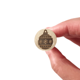 Mini Christmas Wax Seal Stamps - Little Added Touches