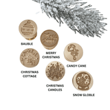 Mini Christmas Wax Seal Stamps - Little Added Touches