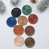 Plaid pattern Wax Seals - Little Added Touches