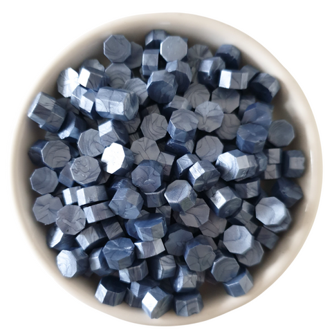 Graphite Blue Wax Sealing Beads