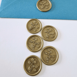 Small Leaf Wax Seals - Little Added Touches
