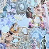 Vintage Regency Scrapbook Papers and Stickers Gift Set - Little Added Touches
