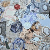 Vintage Regency Scrapbook Papers and Stickers Gift Set - Little Added Touches