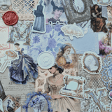 Vintage Regency Scrapbook Papers and Stickers Gift Set - Little Added Touches