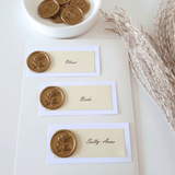 Wax Seal Place Name Cards - Little Added Touches