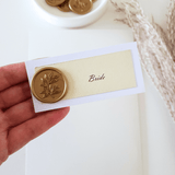 Wax Seal Place Name Cards - Little Added Touches