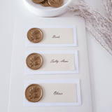 Wax Seal Place Name Cards - Little Added Touches