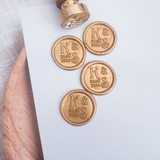 Wedding Initial & Date Wax Seals - Little Added Touches