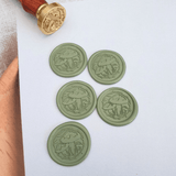 Woodland Mushroom Wax Seal Stickers - Little Added Touches
