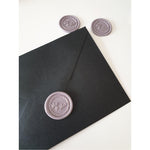 Lilac Mr and Mrs wax seals