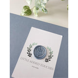 celestial stationery gift set crescent moon  stamp