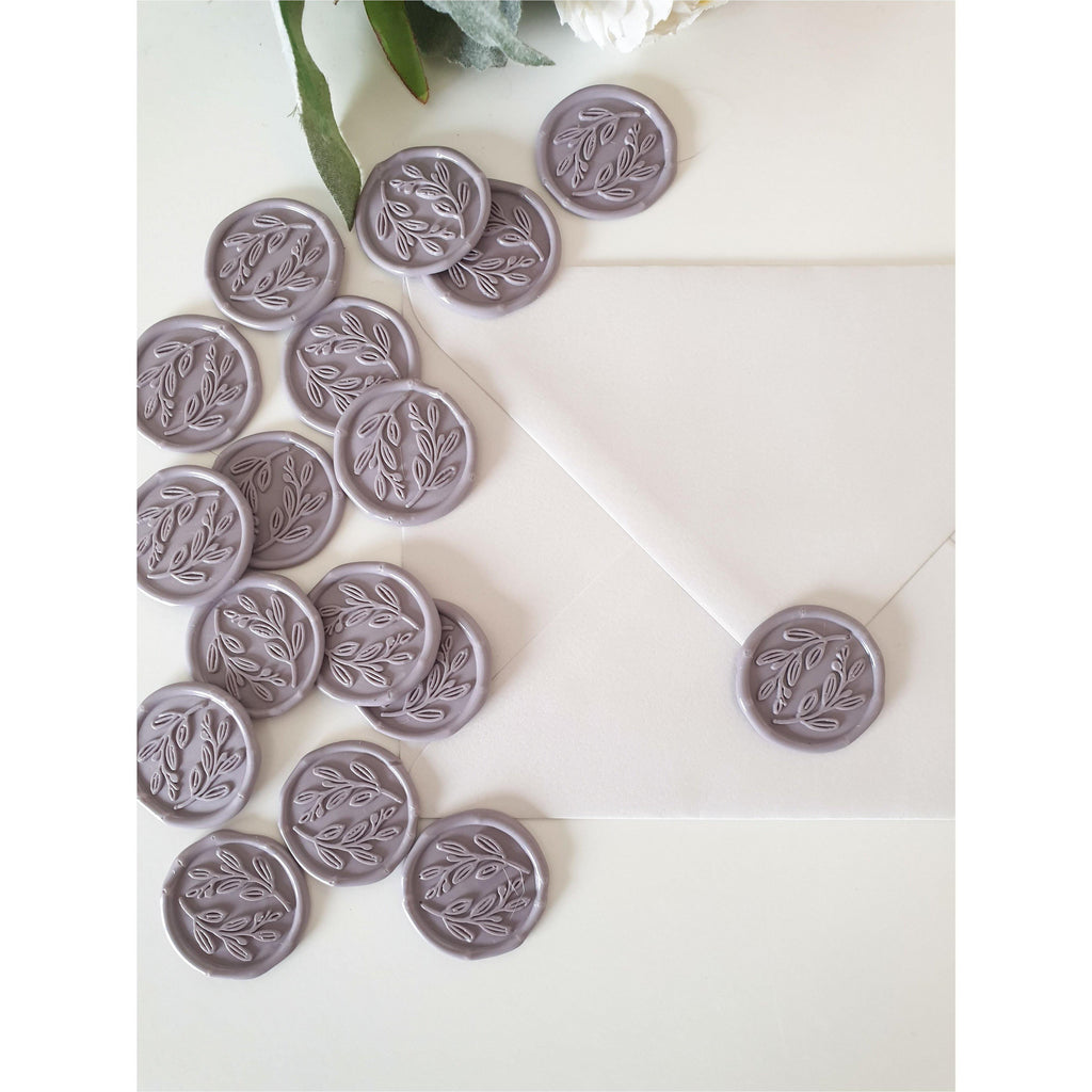 White Wax Seal By Lilac & White