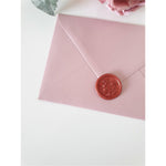 Red 3d rose wax seal