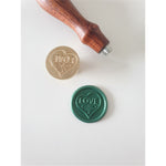 Love heart wax seal and stamp
