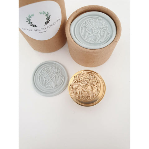 Mountain View Wax Stamp