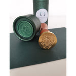 Robin wax stamp and packaging