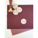 Be our guest wax seal stickers