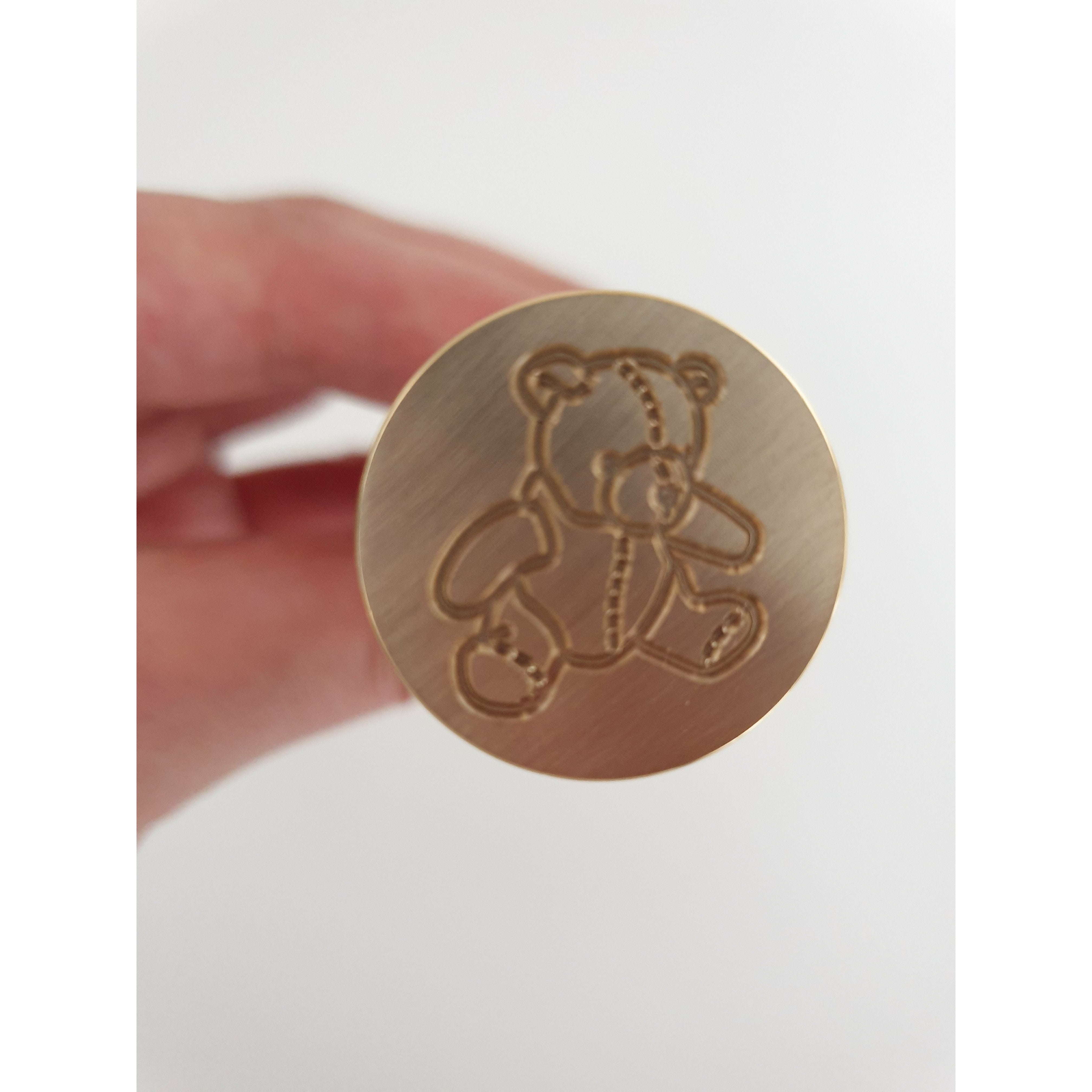 Bear with Heart Wax Seal Stamp