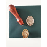 Floral Oval Wax Stamp
