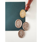 Floral Oval Wax Seals