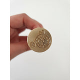 Penny farthing wax stamp