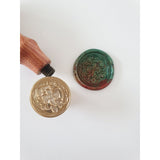 Candy Cane Christmas Wax Stamp