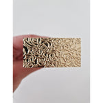 Large Oblong Rose Wax Stamp