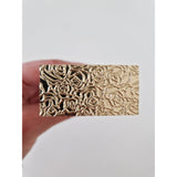 Large Oblong Rose Wax Stamp