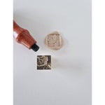 Small 3D Ginko Biloba Wax Stamp