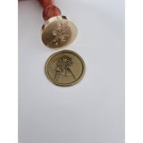 Bride and Groom Silhoutte Wax Stamp - Little Added Touches