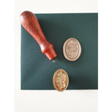 Floral Oval Wax Stamp - Little Added Touches