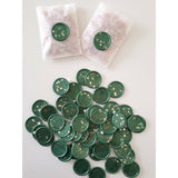 Green Glitter Wax Seals - Little Added Touches