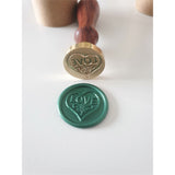 Love Heart Wax Stamp - Little Added Touches