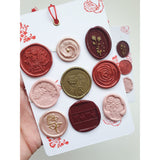 Red and Pink Rose Wax Seal Set - Little Added Touches