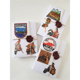 Retro Scrapbook Gift Set - 40pcs - Little Added Touches