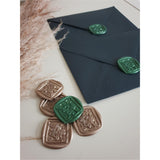 Square Leaf Wax Seals - Little Added Touches